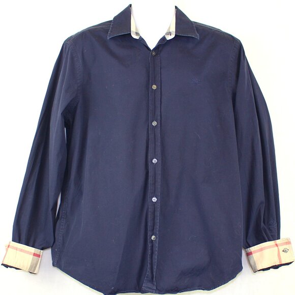 Burberry Brit Cotton Button Up Shirt Mens XL - Picture 1 of 10